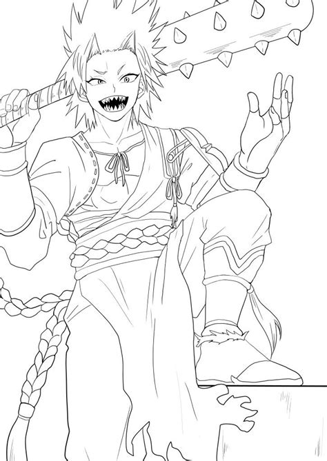 Kirishima Eijirou Coloring Pages