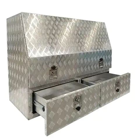 Underbody Aluminium Canopy Ute Tool Box Drawers Tools Storage Cabin