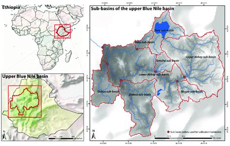 Overview Of The Upper Blue Nile Basin And Its Sub Basins Download