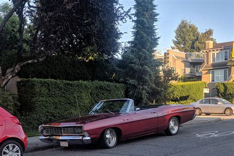 Old Parked Cars Vancouver 1968 Ford LTD Convertible