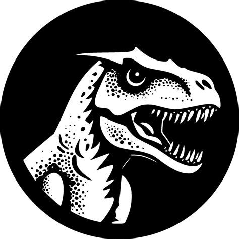 Dino, Black and White Vector illustration 26709068 Vector Art at Vecteezy