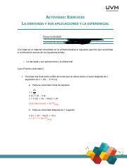 U A Calculo Casos Practicos Pdf Actividad Ejercicio La