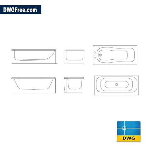 Salle De Bain Dwg Téléchargez Le Modèle De Blocs Autocad Autocad