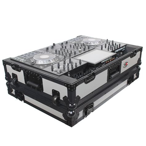 Prox Ata Flight Case For Denon Prime 4 Dj Controller With 1u Rack Space