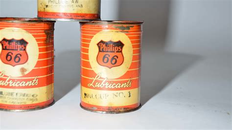 Phillips 66 Oil Cans 4x5 Lot Of 3 At Kissimmee Road Art 2019 As N283