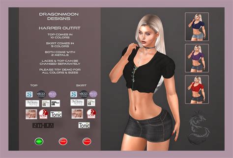 Second Life Marketplace Dd Harper Outfit