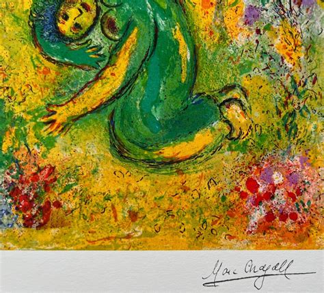 Marc Chagall Daphnis And Chloe Limited Edition Facsimile Signed Giclee