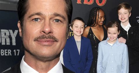 Brad Pitt Kids Twins Vivienne Jolie Pitt Rocks Curtain Bangs While Out