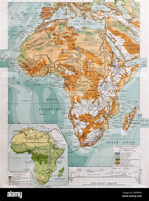 Africa Physical Map 2023