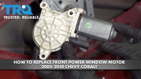 How To Replace Front Power Window Motor Chevy Cobalt Youtube