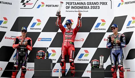 Hasil MotoGP Mandalika 2023 Bagnaia Menangi Balapan Di Indonesia