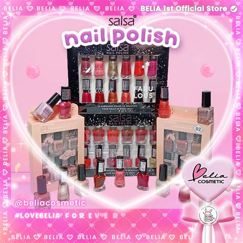 Jual Belia Salsa Nail Polish Ecer Nude Series Nude Matte Set A Glossy Set B Cat