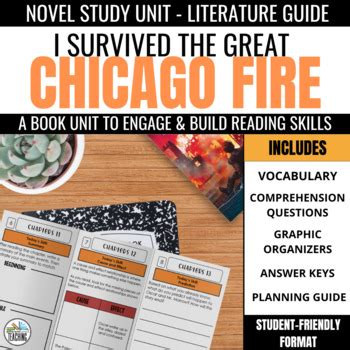 I Survived The Great Chicago Fire Novel Study Tpt