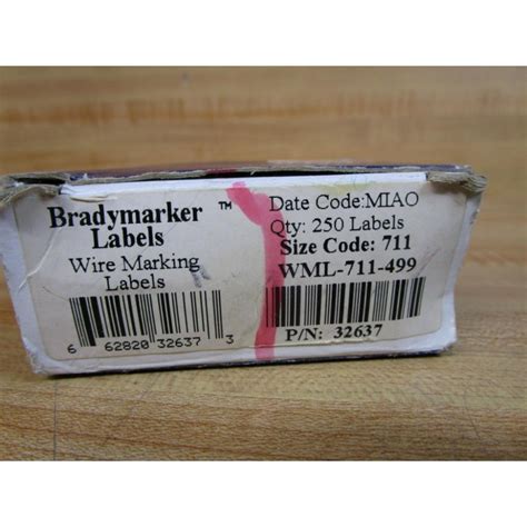 Brady WML-711-499 Wire Marking Labels 32637 - Mara Industrial