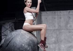 Miley Cyrus Nude In Leaked Uncensored Wrecking Ball Video Nude