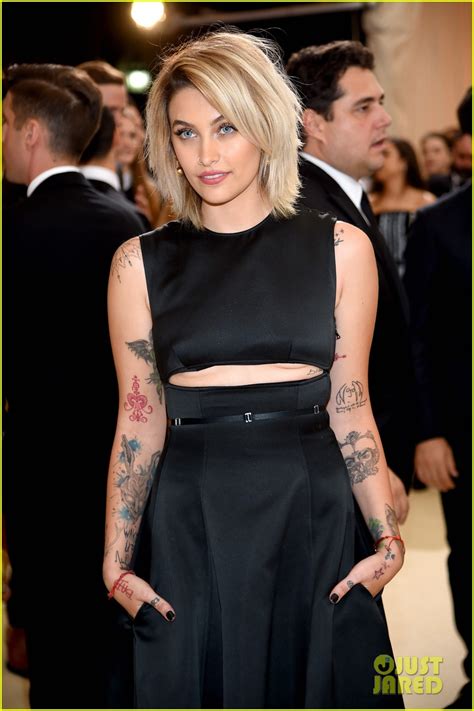 Paris Jackson Shows Off Tattoos At Met Gala 2017 Photo 3893291 Paris Jackson Photos Just