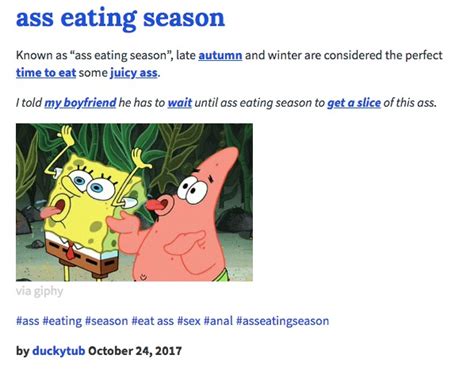 Urban Dictionary Eating Ass Know Your Meme