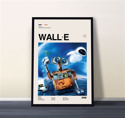 Wall-e Movie Poster, Wall E Poster, Wall E Poster, Midcentury Art ...