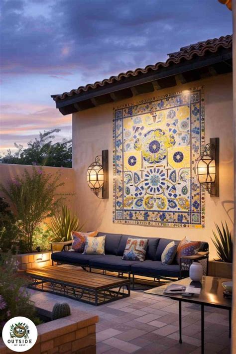 25 Captivating Patio Wall Art Ideas to Explore in 2024 | Patio wall art, Patio wall, Pool house ...