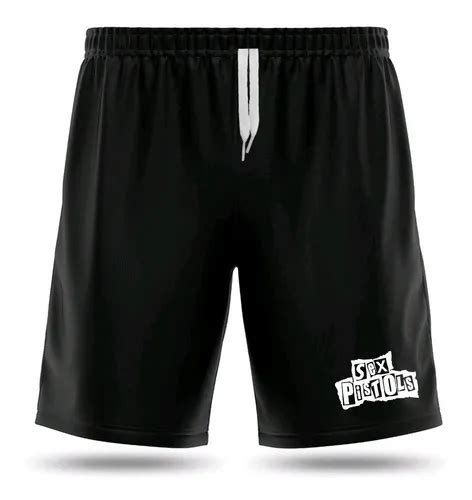 Bermudas Short Sex Pistols Dry Fit Banda Punk Rock C Bolsos MercadoLivre