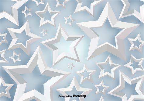 Vector 3D White Stars Background 125744 Vector Art at Vecteezy