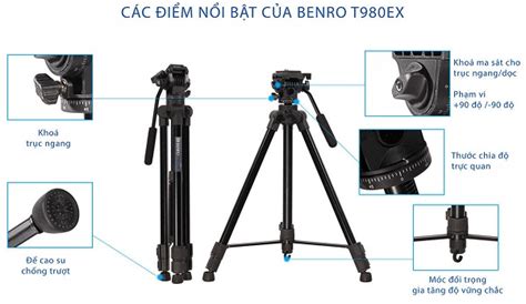 Chân máy ảnh Benro T980EX | Benro T980 EX | Mayanh24h
