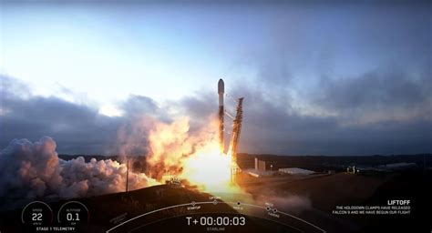 Spacex Launches 53 Starlink Satellites Lands Rocket At Sea Video Space