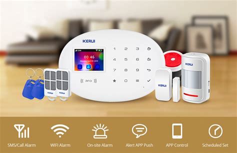 KERUI W20 WIFI GSM Alarm System Wireless Home Security APP Remote