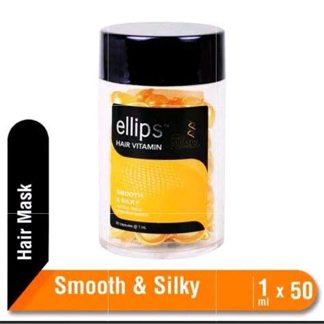 Jual Ellips Hair Vitamin Dengan Moroccan Oil Kemasan Botol 50 Kapsul