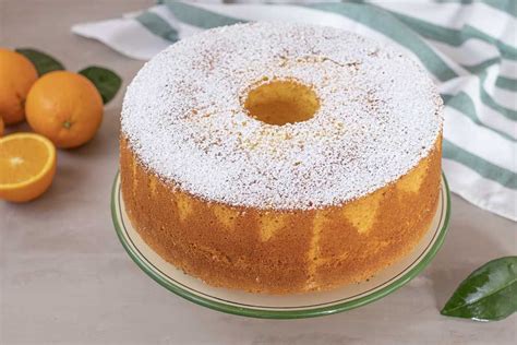 Chiffon Cake All Arancia Fatto In Casa Da Benedetta Rossi Ricette