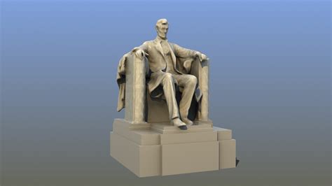 ArtStation - Lincoln Memorial Statue | Resources