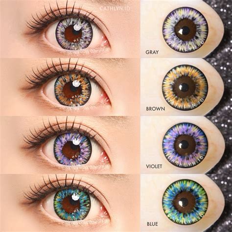 Jual CATHLYN ID Softlens Barbie Eye Gray Brown Pink Nude Shopee Indonesia