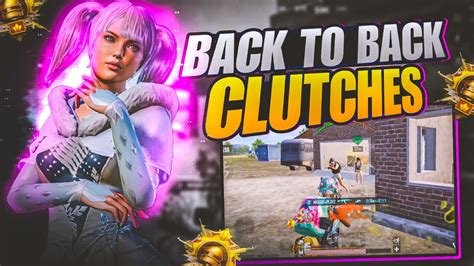 Back To Back Clutches 💥 Iqoo Neo 7 Smooth 60 Fps Bgmi Pubg Gameplay