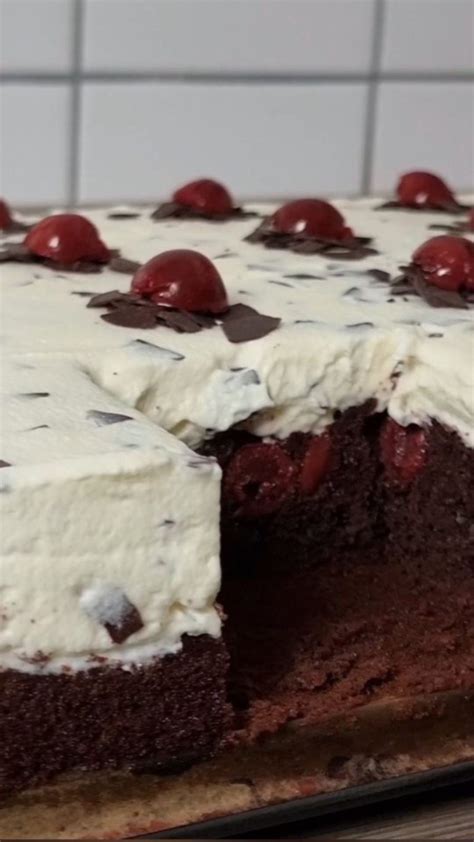 Black Forest Cherry Cake Einfache Rezepte