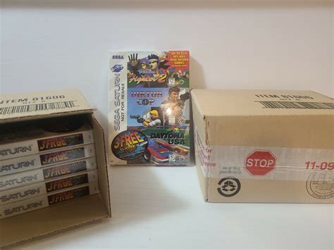 Sealed Sega Saturn Case Pack Virtua Fighter Cop Daytona Usa