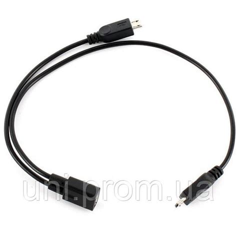 Micro USB микро кабель Y сплиттер дополнительное питание, цена 220 грн ...