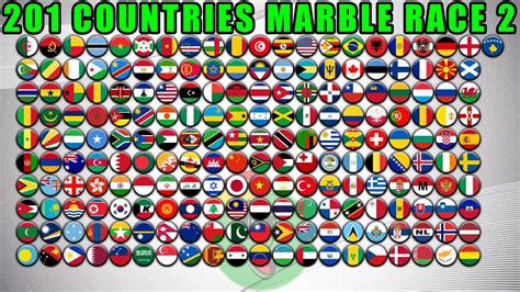 201 Countries Marble Race 2 Marble Race King YouTube