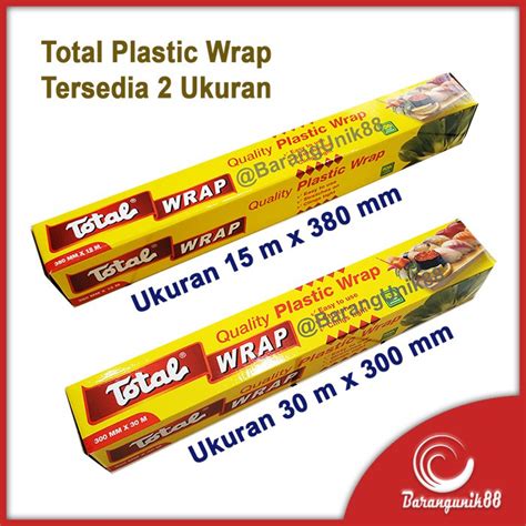 Jual Total Plastic Wrap Plastik Wraping Pembungkus Sayur Atau Buah 30m