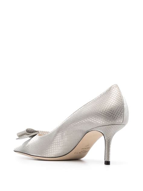 Jimmy Choo Love Bow Mm Leather Pumps Farfetch