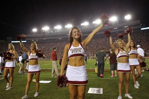 Florida State Cheerleaders Hot Cheerleaders Cheerleading Football Cheerleaders