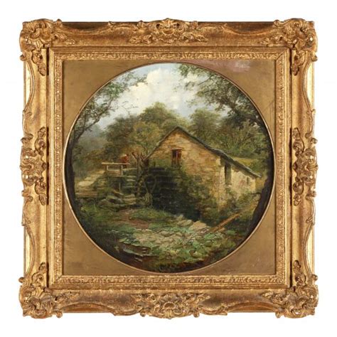 Attributed Thomas Creswick English 1811 1869 A Water Mill Lot 2072