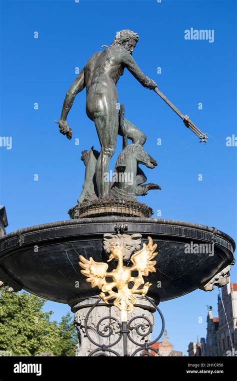 Gdansk Poland June Th Century Neptune S Fountain Statue