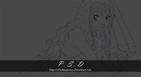 Nami in Glorious Island - Lineart by xTheMagicianx on DeviantArt