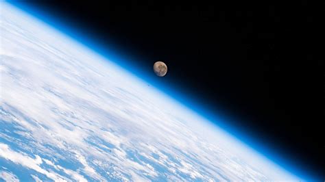 International Space Station on Twitter: "The sight of the Moon from the ...