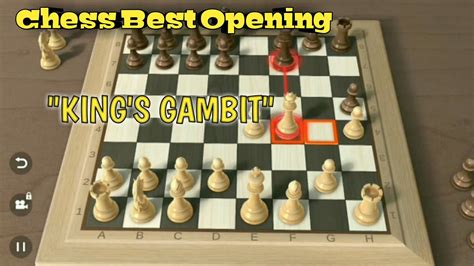 Chess Best Opening Kings Gambit Youtube