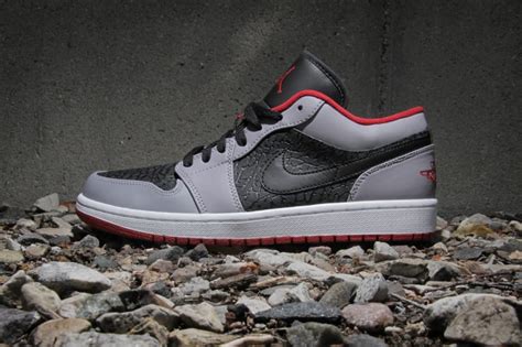 Air Jordan 1 Low Blackgym Red Cement Grey Hypebeast