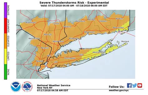 Severe Storm Risk For Hudson Valley Tuesday Ossining Ny Patch