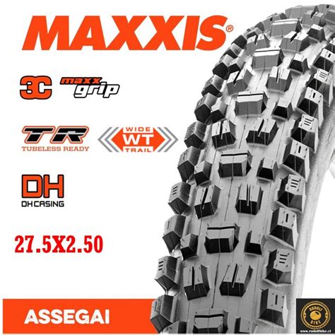 Neumático Maxxis Assegai DH TR WT 3C Maxx Grip 27 5x2 50