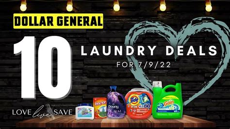 10 Dollar General Laundry Deals That Will Help You Stock Up And Build A