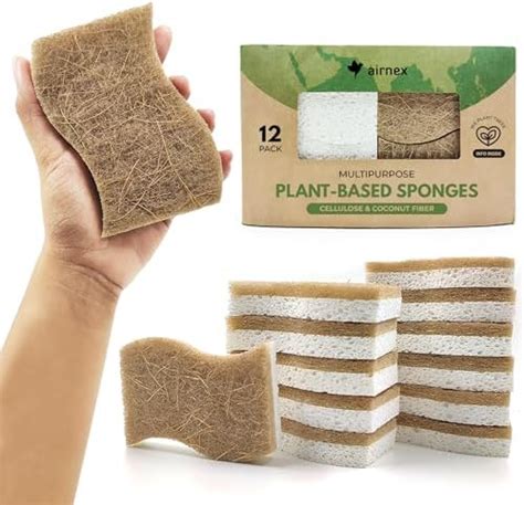 Natural Loofah Kitchen Sponge 3 Pack Natural Sponges